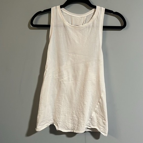 Lululemon All Tied Up White Tank Top - Picture 3 of 6